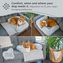 Best Friends By Sheri Calming Shag Dog Blanket Ultra Soft Faux Fur Pet Throw Anxiety-Relief Lightweight Warm Bed Cover For Dogs And Cats Machine Washable Candy Pink 40" X 50" - 棉花糖粉紅色+26" x 30" - 查看 4
