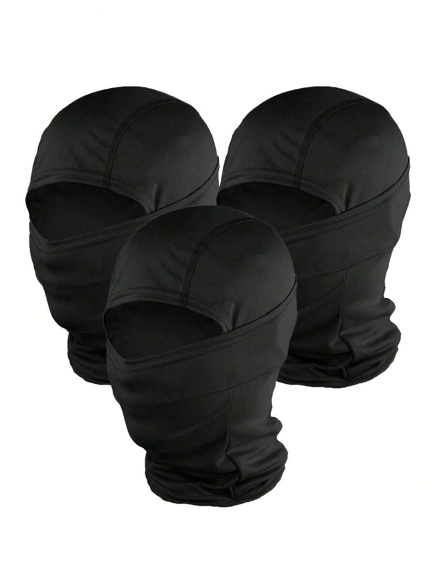 1 pièce/set Masque facial, tour de cou, cagoule unisexe pour le cyclisme, convient pour le cyclisme, la randonnée, les voyages, toutes les saisons