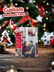 1pc Customized Mug, Personalized Family Mug, Can Print Photos, Images And Text, Custom Photo Collage Coffee Cup, Christmas Gift, Ideal For Enjoying Hot Cocoa, Tea Or Coffee In Winter, Santa Claus Gift - Multicolor 1 - View 2