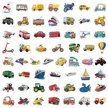 Transportation Vehicle Stickers, For Decorating Stationery, Water Bottles, Luggage, Skateboards, Guitars, DIY Scrapbooking Materials - Multicolor - View 8