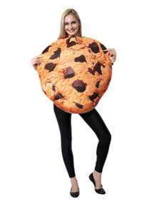 Costume di coppia per Ognissanti a tema biscotto, in materiale di poliestere, costume da cibo per feste, bar, palcoscenico e performance, disponibile all'ingrosso