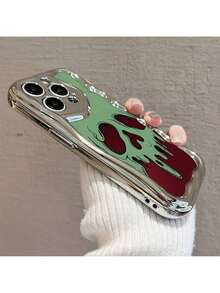 Custodia per telefono completamente antiurto e resistente agli urti, con design a teschio fuso, adatta per le serie 16, 15, 14, 13, 12, 11 e XS, dotata di tecnologia di elettrodeposizione avanzata per una migliore protezione.