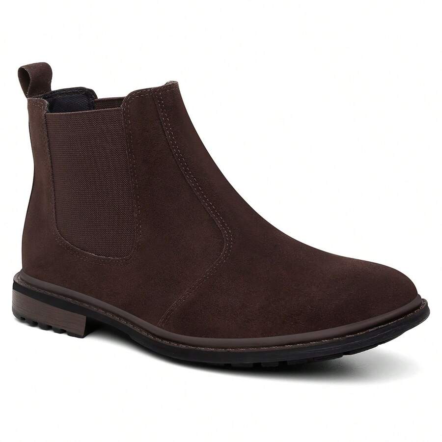 Men's Chelsea Boot Country Style Country Shoe Cowhide None Outdoor Boot - Cà phê - Xem 1