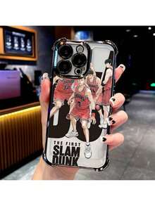 Anime Player TPU Elektroplattiertes Vier-Ecken Weiches Rahmen Stoßfestes Handyhülle Kompatibel mit Vivo Y02/Y02A/Y02T/Y03/Y04.