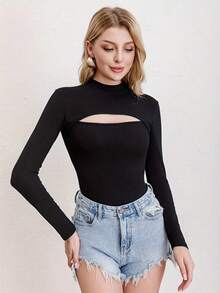 1件/2件/3件装穆斯林友好型女士臂套披肩上衣,轻盈透气,可机洗,适合搭配头巾/连衣裙/长袍,春夏皆宜,插肩袖设计适合各种体型,百搭单品 - 連脖袖 - 查看 3