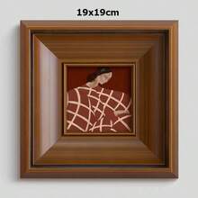 复古法式中世纪风格装饰画，适用于客厅、卧室、餐厅、橱柜等场所的墙面装饰，带挂框 - 彩色 - 查看 28