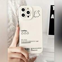 Funda creativa personalizada y minimalista para : una pequeña funda de TPU de color sólido anti-caída con protección para la lente, diseño a prueba de golpes y anti-caída, duradera, adecuada para  17/17 Pro/17 Pro Max/17 Air/ 16/16 Pro/16 Pro Max/16 Plus/ 15/15 Pro Max/15 Pro/15 Plus/ 14/14 Pro/14 Plus/14 Pro Max/ 13/13 Pro/13 Pro Max/12/12 Pro/12 Pro Max/11/11 Pro/11 Pro Max/XR/X/XS/XS Max. Es el regalo de cumpleaños perfecto para novias, novios, esposos, esposas, amigos o para uno mismo, innovador y a la moda, adecuado tanto para hombres como para mujeres. - Blanco 2969 - Ver 3