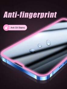 2片粉色充气膜，夜间夜光，高清钢化玻璃屏幕保护膜，防汗、防碎、防盗，兼容 11/12/13/14/15/16/16 Plus/16 Pro/16 Pro Max/16e/17/17 Air/17 Pro/17 Pro Max/17e - 無色 - 查看 4