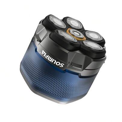 SOLIMPIA 1pc Upgraded Head Shaver For Bald Hair Trimmer For Men Rechargeable LED Display Waterproof Wet/Dry Head Shaver