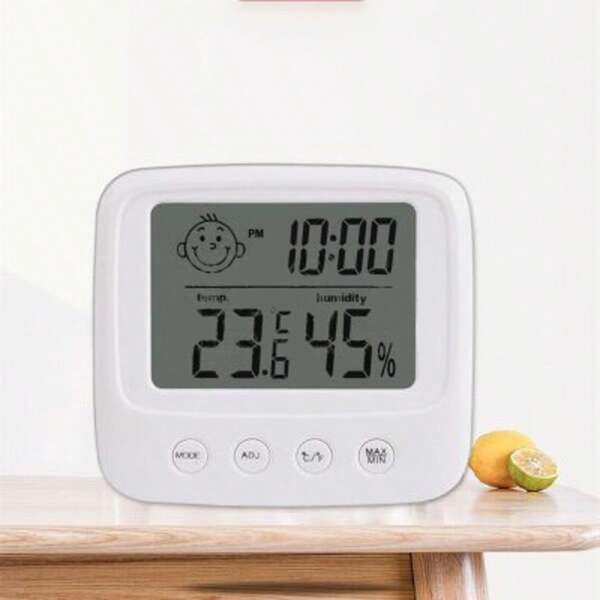 1PC Digital LCD Indoor Convenient Temperature Sensor, Humidity Meter Thermometer Hygrometer Gauge