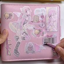 قطعة واحدة من ملصقات الفتاة الكورية الأنيقة بأسلوب إنس، مصنوعة من مادة البي في سي، متوفرة بأنماط متنوعة. مناسبة لألبومات الصور والأجهزة المحمولة والثلاجات والمجلات وتزيين أغلفة الهواتف الكرتونية DIY، وصناعة كتب الملصقات. التصميم مثالي للأعياد والحفلات أو كهدية لأصدقائك في عيد الهالوين أو عيد الميلاد. - متعدد الألوان - مشاهدة 2