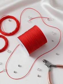 Hilo Chino 100 Metros para Pulseras y Bisuteria - Rojo - Ver 7
