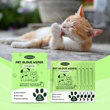 Pet Cleaning Waterless Grooming Gloves, Waterless Bath Cleaning Gloves
