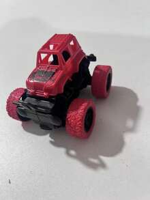 1pc Realistic Stunt Rocking Car, Super Durable Climbing Model Retro 4WD Inertial Off-Road Vehicle