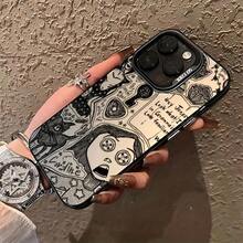 Funda de teléfono de la película popular C-Coralines para iPhone17/ 16 15 14 13 12 11 Pro Max X XR XS Max 8 7 Plus, cubierta trasera mate a prueba de golpes - Negro - Ver 4