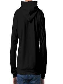 WHISPERER Sudadera con Capucha de Patrón de Mapache Divertido para Hombres - Con Patrones de Mapache y Maestro de Mapache, Sudadera Casual, Lavable a Máquina, Cómoda para Todas las Estaciones, Suéter de Manga Larga de Ajuste Regular, Adecuado para Uso Casual, Sudadera de Hombre con Estampado de Animal Divertido - Negro - Ver 3