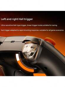 Lenovo S04 Tournament-Level Performance Monster, Dual Hall Effect Configuration (Trigger + Joystick), Ergonomic Curved Grip, Programmable Back Button, The Same Style As Professional Team Training - Black - View 5