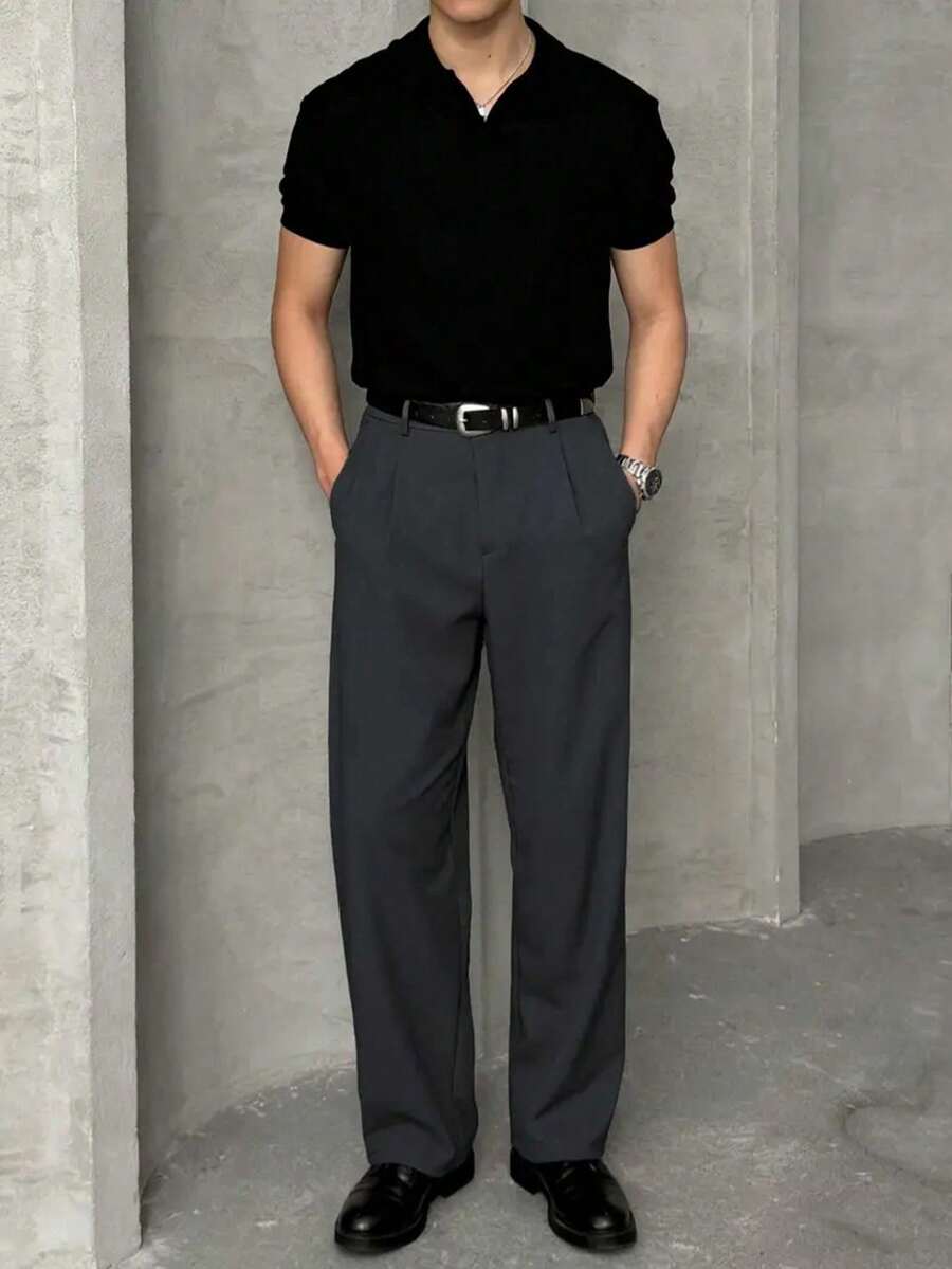 Men's Fashionable Commuter Casual Daily Suit Pants