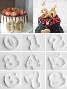 Number 0 To 8 Cute Cookie Cutter Fondant Frosted Cookie Cutting Die Cake Decorating Baking Tools Cake Biscuit Mold - Number - View 6