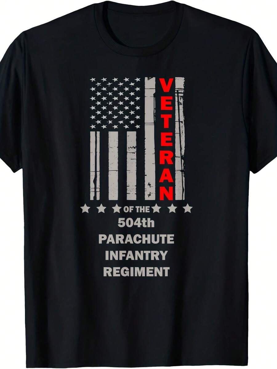 Of The 504th Parachute Infantry Regit T-Shirt - Style 3 - View 1