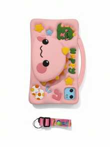 TABLET K78 DINO 4GB 64GB ROSA tablet K78 modelo Dino color rosa memoria RAM 4 GB almacenamiento 64 GB pantalla tactil apps educativas juegos streaming camara dual bateria duradera ideal para ninos y adolescentes funda protectora recomendada envio rapido garantia - Rosa - Ver 2