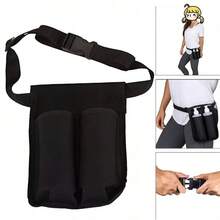 Adjustable Therapist Waist Belt Bag, Massage Therapist Waist Bag, Massage Oil Set, Professional Massage Therapist Lotion Oil Waist Belt Bottle Holder