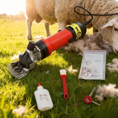 Máquina esquiladora de lana ST001 Máquina esquiladora eléctrica de lana para granjas ovinas