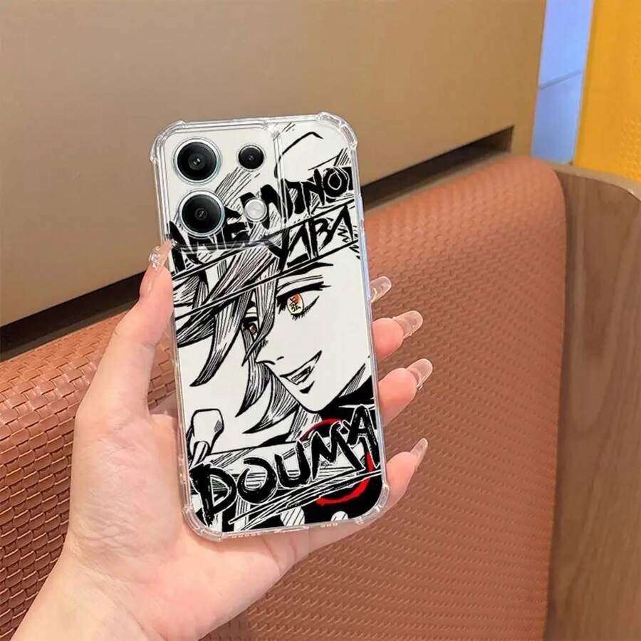 de anime para fundas de teléfono transparentes a prueba de golpes de cuatro esquinas para MOTE6 E7PLUS E13 E20 E32 E40 MOTOEDGE30 EDGE40 EDGE50 MOTOG04 G6OLAY G7 G8PLUS G9 9POWER G13 G14 G23 G24 G32 G34 y MOTOG35 G42 G54 G55 G71 G73 G84 G85, cubierta protectora a prueba de golpes, cubierta protectora de moda, diseño de anime, resistente a los arañazos, esquinas reforzadas, seguidor de , usuario de smartphone - Mezcla de colores - Ver 1