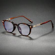 Fashionable Metal Frame Glasses, & Versatile Clear Lens Glasses - Clear - View 4