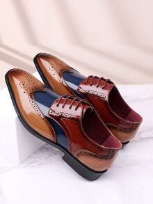 Spring And Autumn New Versatile Business Formal Men's Casual Soft Soled Anti Slip Men's Shoes - 棕色 - 查看 3