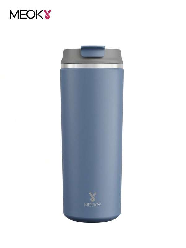 16oz Double Wall Stainless Steel Travel Coffee Cup With Sealed Lid – Insulated Vacuum Coffee Mug, Portable Car Cup, Keeps Drinks Hot & Cold For Students, Office, Outdoor Activities & Back To School