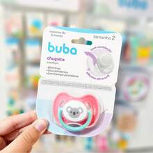 Bico Chupeta Buba Kit 02 chupetas e unitário tamanho 1 e 2 Recém Nascido Menino Menina - Multicolorido - Visão 7