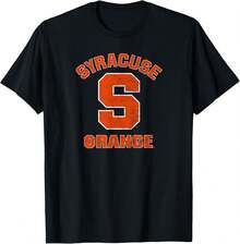 Syracuse University Orange Large Distressed T-Shirt - màu đen - Xem 1