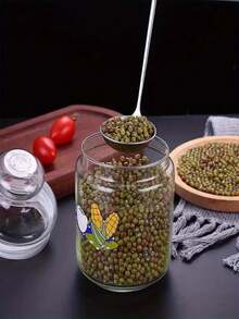 1/5 Extended Handle Stainless Steel Gourd Spoon Self-Service Restaurant Seasoning Measuring Spoon Oil Mixing Spoon Bar Spoon Deep Jar Juice Honey Spoon - Silver - View 4