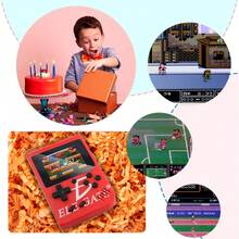 ELE-GATE  Box Consola Game Boy Videojuego Retro Portátil 400 Juego - Rojo - Ver 3