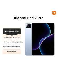 Xiaomi Pad 7 Pro 11.2-Inch 3.2K Ultra-HD Flagship Display, 144Hz High Refresh Rate, 3rd Gen Snapdragon 8s, Android Tablet - Blue - View 7