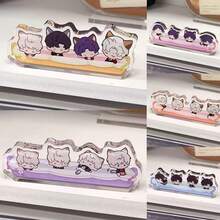 1pc Acrylic Desk Decor, Bag Charm, Keychain, Car Hanging Ornament - Qin Che, Shen Xingui, Qi Yu, Rafayel, Li Shen, Zayne - High Transparency Material, High Definition Printing - Bedside, Desk Decor, Collectible - Anime Desk Accessory, Versatile Decorative Item - Love And Deep Space Acrylic Brick - Student Gift - Multicolor - View 2