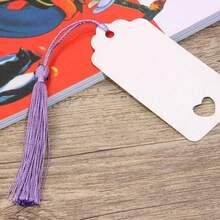 20pcs Handmade Soft Flossy Bookmark Tassels With Cord Loop For Keychain Earring Jewelry Making, Souvenir, Graduation, Clothing Sewing, Gift Tag DIY Craft Projects - 彩色 - 查看 12