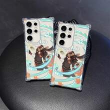 Funda de teléfono de personaje de anime compatible con los modelos de la serie Galaxy A56 A26 A36 A55 A35 A06 A16 A05 A14 A24 A34 A54 A15 A05S A25 A23 A33 A53 A73 4G 5G, equipada con panel trasero suave transparente para protección contra caídas, anti-caída. - Mezcla de colores - Ver 3