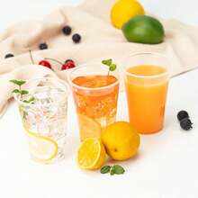 80 Pack 9 Oz Disposable Plastic Cups, Plastic Cups Tumblers, Transparent Wedding, Thanksgiving, Birthday, Halloween, Party - 9 Oz 80 Pack - View 5
