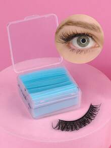 40pcs/Box Black Self-Adhesive Eyelash Extension Glue Strips, Jelly Lash Glue-Free Lash Applicator - Black - View 6