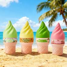 1 Bottle 100ml Flameless Diffuser Liquid In Ice Cream Shape, 4 Fragrance Sprays, With Refreshing And Soothing Effects. Made With Premium Fragrance Ingredients, An Ideal Gift For Friends And Family During Christmas. - Multi Scents - View 8