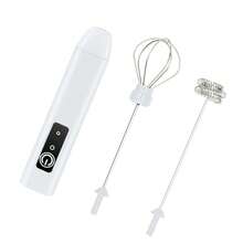 Handheld Blender Coffee Milk Frother USB-Rechargeable Hand Frother 3-Speed Adjustable Handheld Milk Frother For Cappuccinos Hot Chocolate Milkshakes