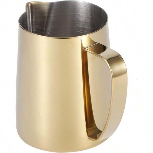 Stainless Steel Milk Frothing Coffee Jug Latte Art Pitcher 350ml Capacity For Cappuccinos And Latte Art