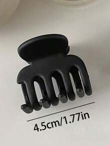 SGIAWETA-4pcs/1pc Medium Women's Black, White, Brown, Khaki 5cm/1.97in Square Lightweight Plastic Hair Claws, Fashion Versatile, Elegant, Minimalist Solid Color Hair Accessories Daily, Casual, Party, Commute, Travel, Care, Makeup, Outfit Matching Y2k Summer Claw Clips Hair Clips Hair Jaw Clip Hair Clamps Hair Clutch Hair Catcher Clip, School Stuff, College Fall Winter Vacation Outfits Woman-Birthdaygift - 多色 8 - 查看 3