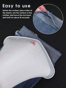 1pc Double-Sided Iron-On Hemming Tape, Strong Adhesive Heat Bonding Tape, Iron-On Fusible Web For Clothing Alterations, Pants, Jeans, Skirts - Multicolor - View 4