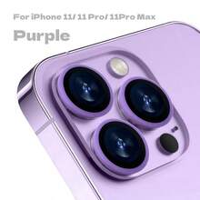 3 Pieces Set - Creative Ceramic Luminous Ultra-Thin Mobile Phone Camera Lens Protective Film - Suitable For IPhone 11/ 12/ 13/ 14/ 15/ 16/ 17 Full Series - Scratch-Resistant/ Wear-Resistant/ Drop-Resistant Mobile Phone Camera Lens Protective Film