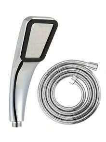 3 szt./zestaw 300-otworowa ręczna głowica prysznicowa wysokociśnieniowa, wysokiej jakości spryskiwacz oszczędzający wodę, kwadratowa głowica prysznicowa z tworzywa ABS z wieloma otworami, niski przepływ wody i system natrysku deszczowego o wysokim ciśnieniu, wytrzymały kwadratowy kształt z tworzywa sztucznego, łatwy montaż, akcesorium łazienkowe, idealne do łazienek w domu i hotelu, niezbędne w nowoczesnych łazienkach i kamperach, ulepsz swoją łazienkę, aby zapewnić sobie luksusowe doznania kąpielowe, idealny prezent świąteczny i na remont łazienki