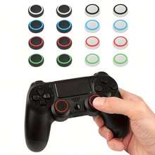 Tapas de silicona de doble color para control de juegos: mejora tu experiencia de juego con tapas de silicona para palancas de mando y botones - Multicolor - Ver 4