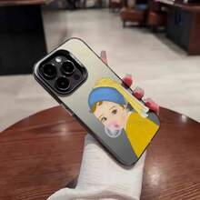 Leonardo Da Vinci Mona Lisa Phone Case Covercompatible with  16 15 14 13 12 11 Pro Max Plus Color Shockproof Back Silver Cover,Covercompatible with  17 Hülle, 17 pro Hülle, 17 promax Hülle - z7 - Übersicht 5